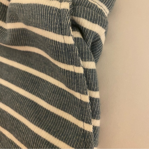 Chaser Medium Blue White Striped Shorts - Picture 8 of 12